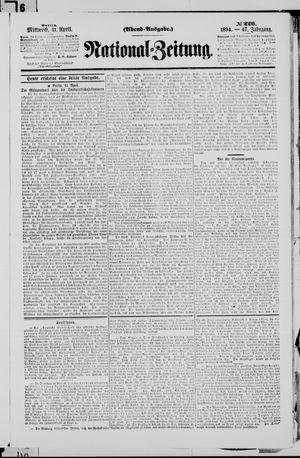 Nationalzeitung on Apr 11, 1894