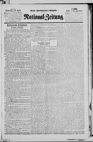 Nationalzeitung vom 12.04.1894