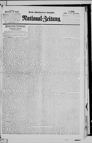Nationalzeitung on Apr 18, 1894