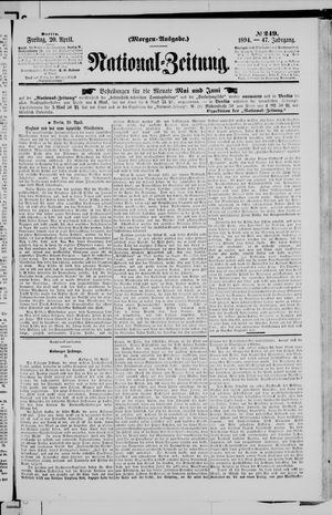 Nationalzeitung on Apr 20, 1894
