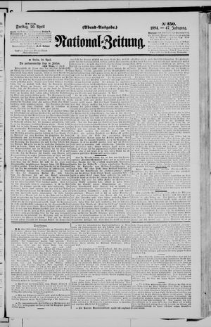 Nationalzeitung on Apr 20, 1894