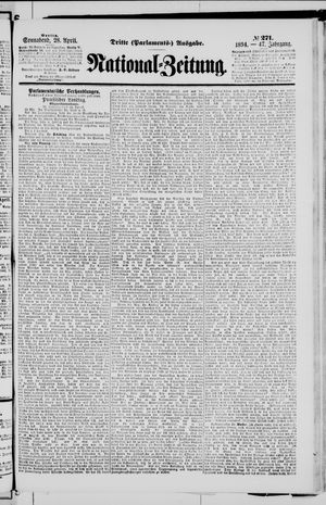 Nationalzeitung vom 28.04.1894