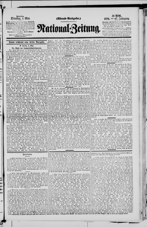 Nationalzeitung vom 01.05.1894