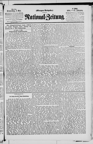 Nationalzeitung vom 03.05.1894