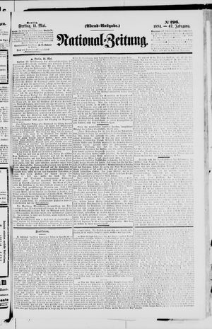 Nationalzeitung vom 11.05.1894