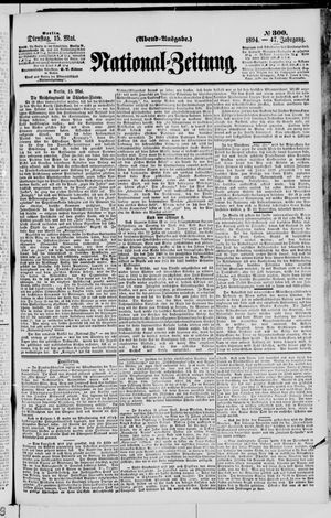 Nationalzeitung vom 15.05.1894
