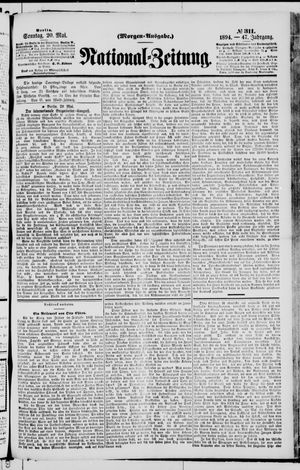 Nationalzeitung vom 20.05.1894