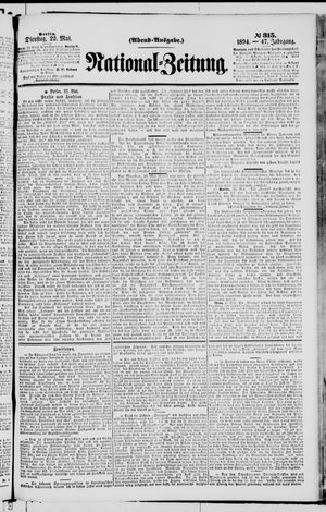 Nationalzeitung vom 22.05.1894