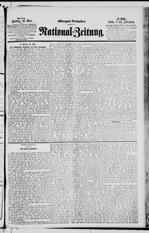 Nationalzeitung vom 25.05.1894