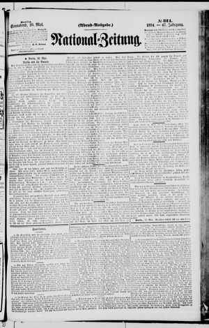 Nationalzeitung vom 26.05.1894