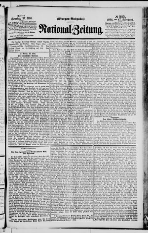 Nationalzeitung vom 27.05.1894