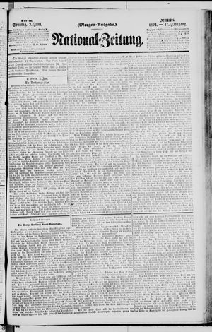 Nationalzeitung vom 03.06.1894