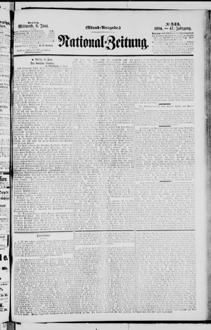 Nationalzeitung on Jun 6, 1894