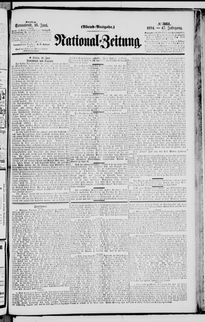 Nationalzeitung vom 16.06.1894