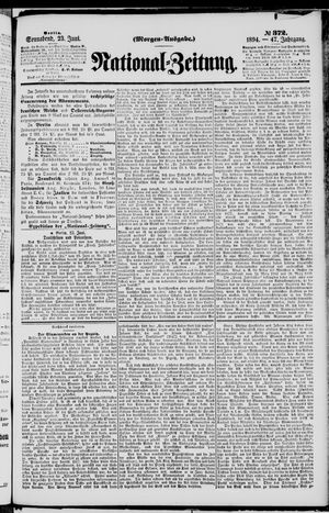 Nationalzeitung vom 23.06.1894