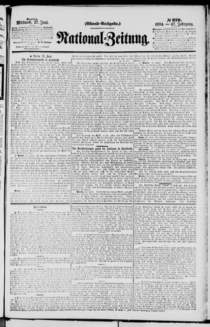 National-Zeitung vom 27.06.1894