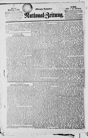 Nationalzeitung on Jul 1, 1894