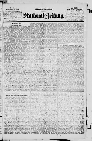 National-Zeitung vom 04.07.1894