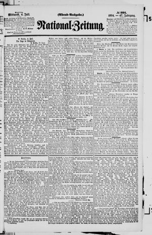 National-Zeitung vom 04.07.1894