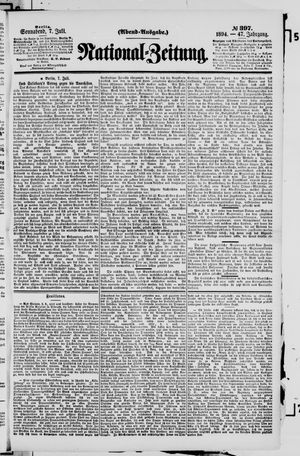 National-Zeitung on Jul 7, 1894