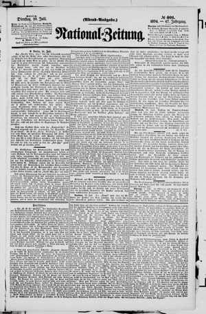 National-Zeitung vom 10.07.1894