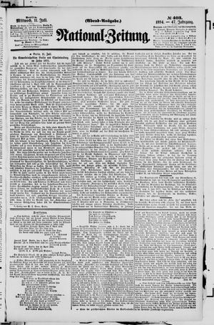 National-Zeitung vom 11.07.1894