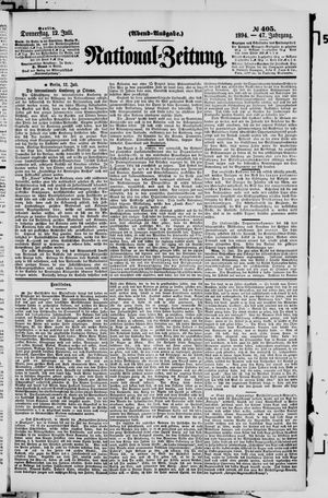 National-Zeitung vom 12.07.1894