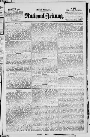 National-Zeitung vom 16.07.1894