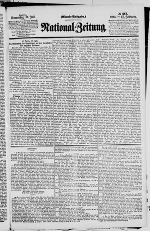 National-Zeitung vom 19.07.1894