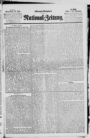 National-Zeitung vom 28.07.1894