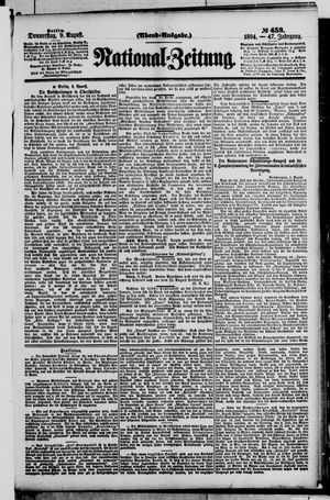 National-Zeitung vom 09.08.1894