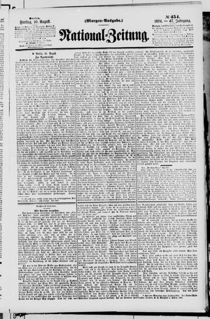National-Zeitung vom 10.08.1894