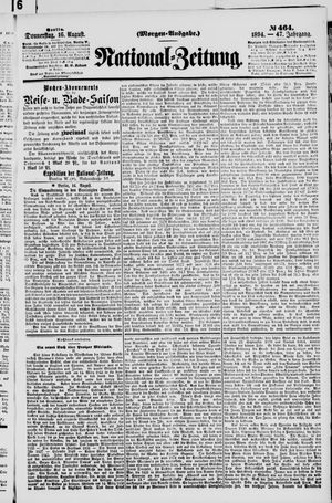 National-Zeitung vom 16.08.1894