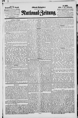 National-Zeitung vom 16.08.1894