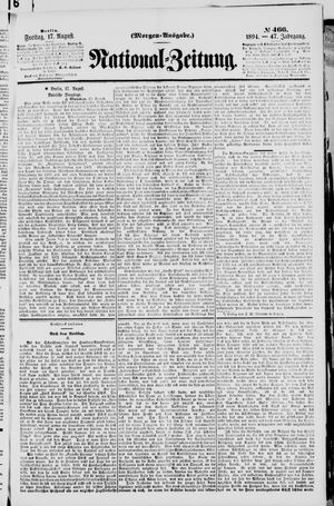National-Zeitung vom 17.08.1894