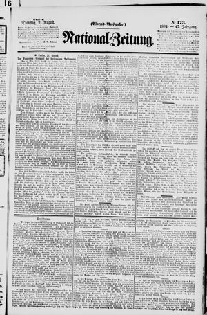 National-Zeitung vom 21.08.1894