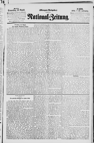 National-Zeitung vom 23.08.1894