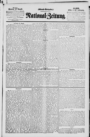 National-Zeitung vom 27.08.1894