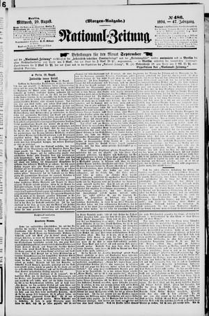 National-Zeitung vom 29.08.1894