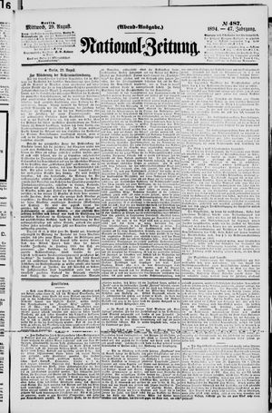 National-Zeitung vom 29.08.1894
