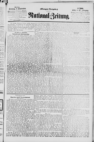 National-Zeitung vom 09.09.1894
