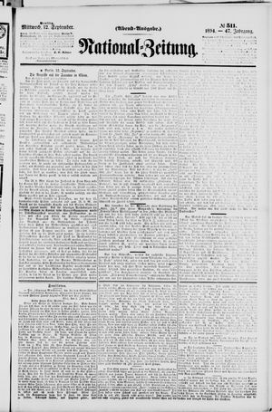 National-Zeitung vom 12.09.1894