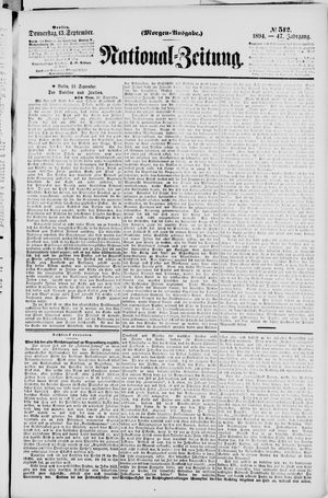 National-Zeitung vom 13.09.1894