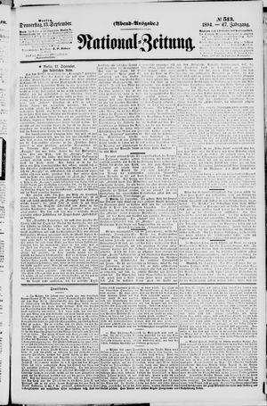 National-Zeitung vom 13.09.1894