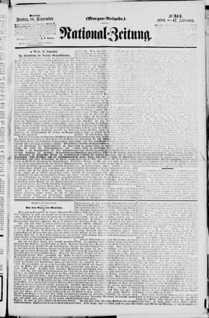 National-Zeitung vom 14.09.1894