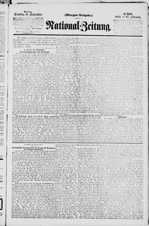 National-Zeitung vom 16.09.1894