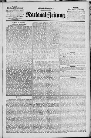 National-Zeitung vom 17.09.1894