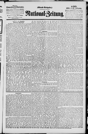 National-Zeitung vom 20.09.1894