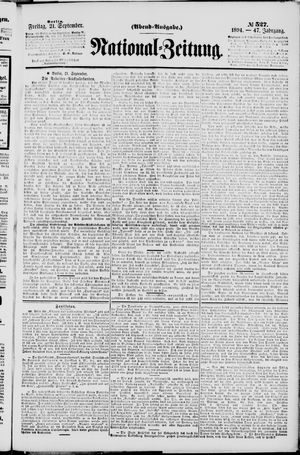 National-Zeitung vom 21.09.1894