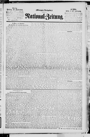 National-Zeitung vom 28.09.1894